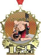 1st Place Star Frame Insert Medal
