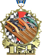 1st Place Star Frame Insert Medal