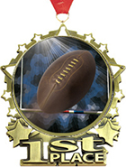 1st Place Star Frame Insert Medal