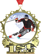 1st Place Star Frame Insert Medal