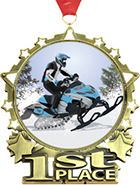1st Place Star Frame Insert Medal