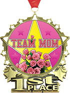 1st Place Star Frame Insert Medal