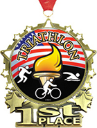 1st Place Star Frame Insert Medal