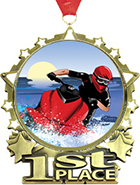 1st Place Star Frame Insert Medal
