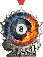 2nd Place Star Frame Insert Medal