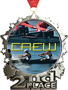 2nd Place Star Frame Insert Medal