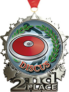 2nd Place Star Frame Insert Medal