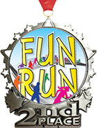 2nd Place Star Frame Insert Medal