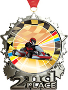 2nd Place Star Frame Insert Medal