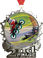 2nd Place Star Frame Insert Medal