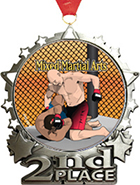 2nd Place Star Frame Insert Medal