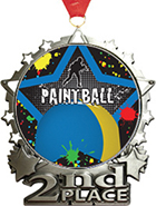 2nd Place Star Frame Insert Medal