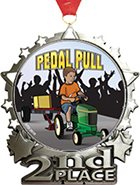 2nd Place Star Frame Insert Medal