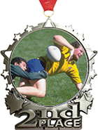 2nd Place Star Frame Insert Medal