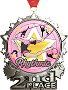 2nd Place Star Frame Insert Medal