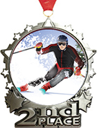 2nd Place Star Frame Insert Medal