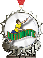 2nd Place Star Frame Insert Medal