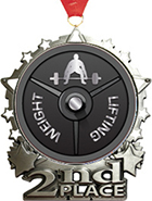 2nd Place Star Frame Insert Medal