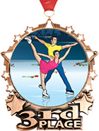 3rd Place Star Frame Insert Medal