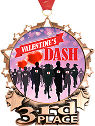 3rd Place Star Frame Insert Medal