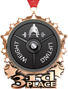 3rd Place Star Frame Insert Medal