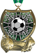 Soccer Shield Insert Medal