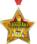 Star-Shaped Insert Medal [2.75 inch]