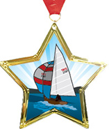 Star-Shaped Insert Medal