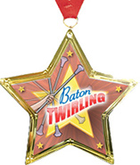 Star-Shaped Insert Medal