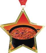 Star-Shaped Insert Medal