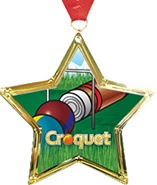 Star-Shaped Insert Medal