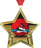 Star-Shaped Insert Medal [2.75 inch]