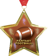 Star-Shaped Insert Medal [2.75 inch]