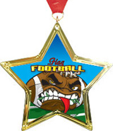 Star-Shaped Insert Medal