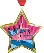 Star-Shaped Insert Medal [2.75 inch]