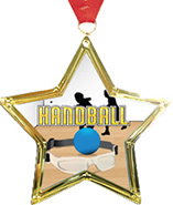 Star-Shaped Insert Medal