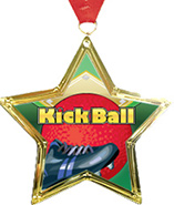 Star-Shaped Insert Medal