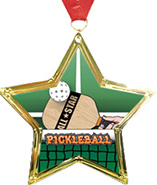 Star-Shaped Insert Medal