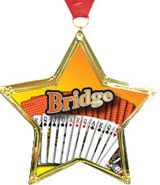Star-Shaped Insert Medal