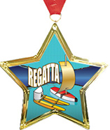 Star-Shaped Insert Medal