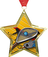Star-Shaped Insert Medal