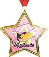 Star-Shaped Insert Medal