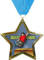 Star-Shaped Insert Medal