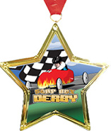 Star-Shaped Insert Medal [2.75 inch]
