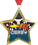 Star-Shaped Insert Medal