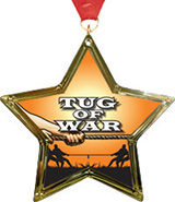 Star-Shaped Insert Medal
