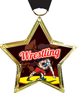 Star-Shaped Insert Medal [2.75 inch]