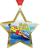 Star-Shaped Insert Medal