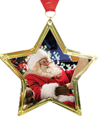Star-Shaped Insert Medal
