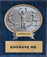 Track Sport Legend Oval Plaque - Female [10.5 x 13] large